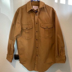 Men’s Filson canvas button up - heavy duty size S